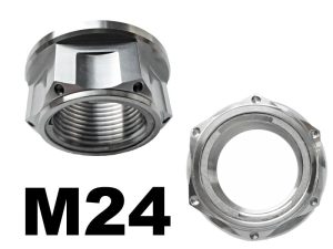 Titanium Achterasmoer M24, zelfborgend (2002-2016)