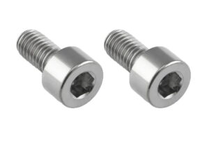 Titanium screws for the chain guard (2 pcs.)