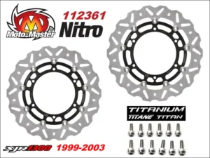 XJR1300 (1999-2003) brake discs front, <br>titanium bolts incl.